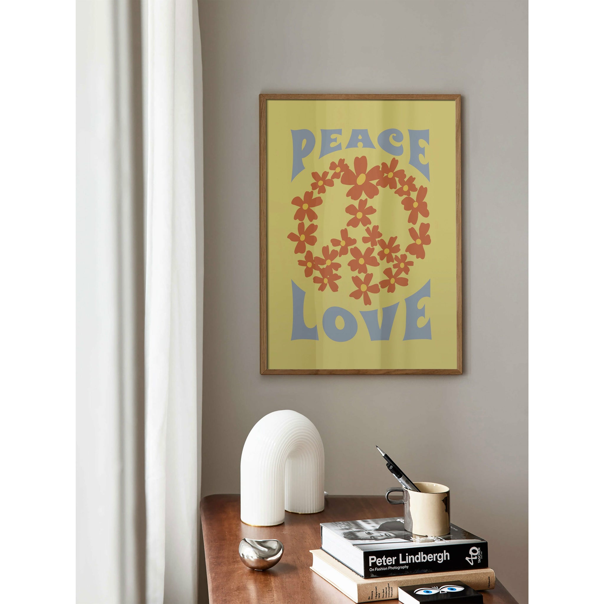 Peace Love Art Print