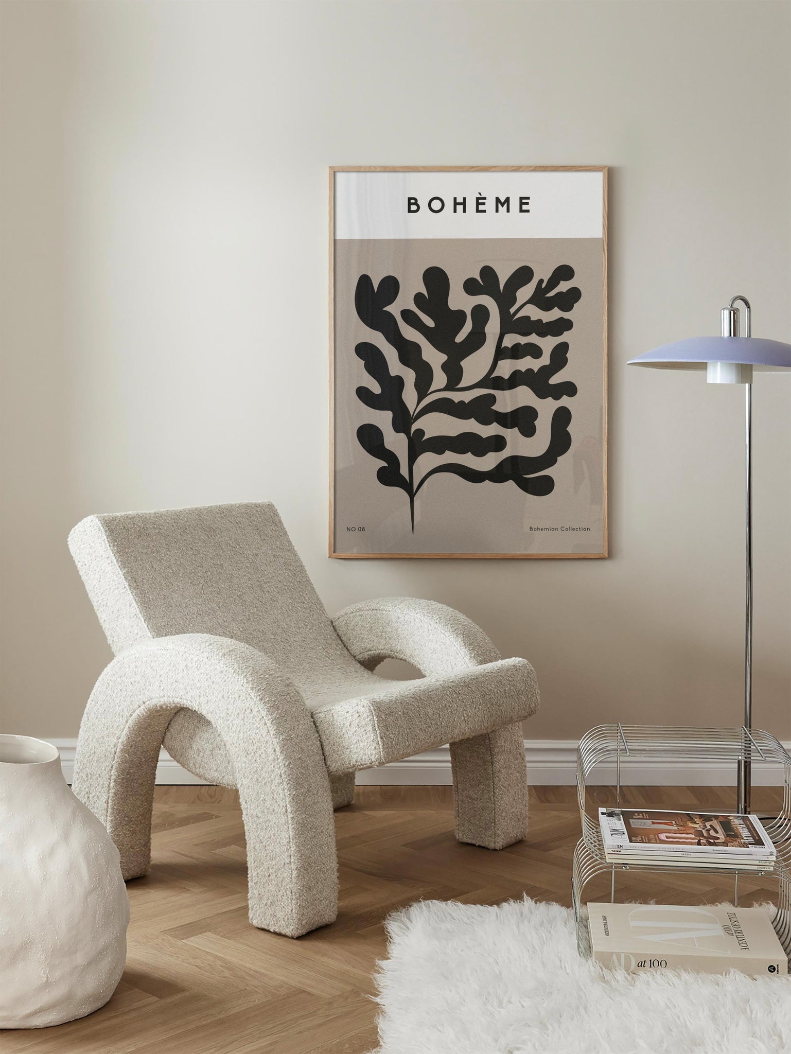 Neutral Greenery Poster
