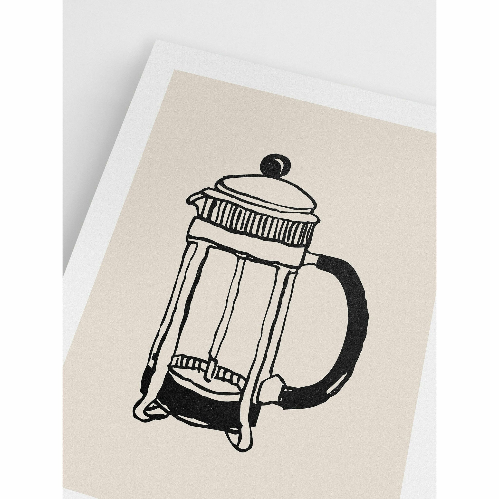 French Coffee Press Wall Art