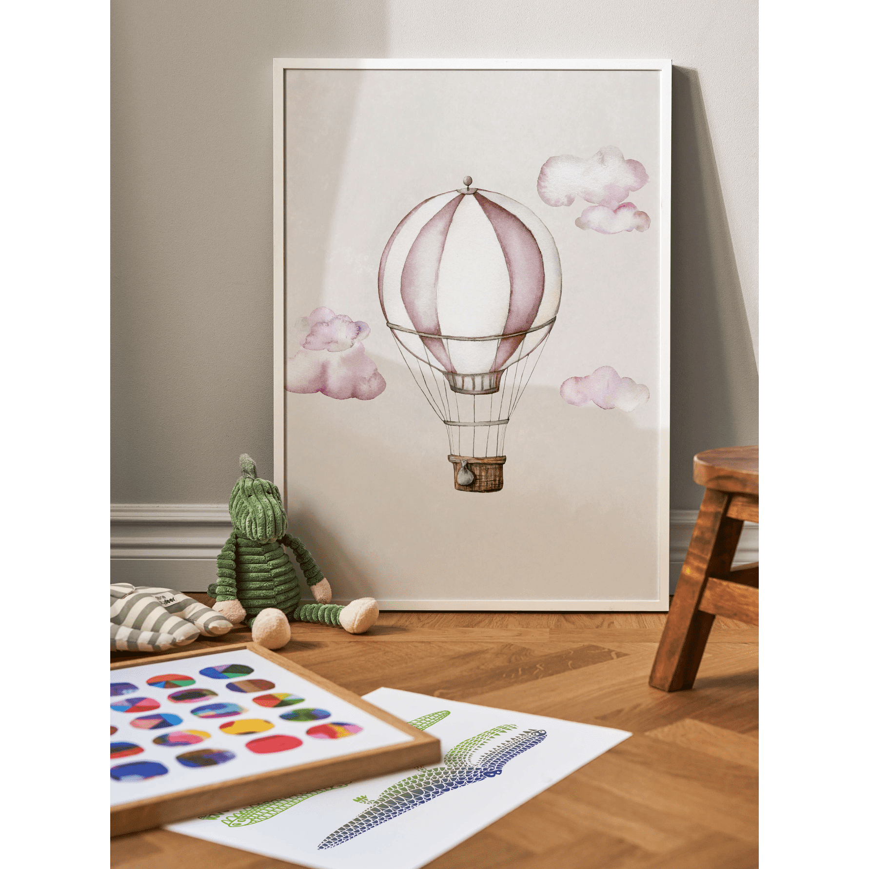 Hot Air Balloon Poster