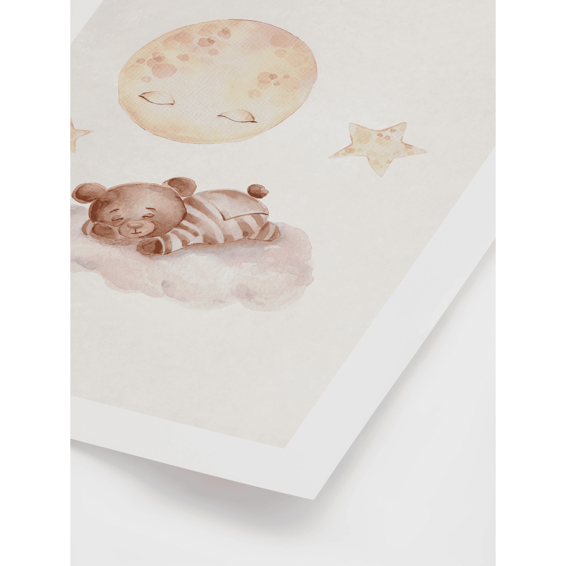 Teddy Sleeping On Cloud Poster